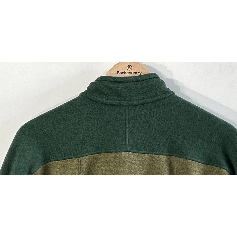 Mens Patagonia Better Sweater 1/4-Zip Pullover Sz Large Colorblock 25521 2 Tone - Picture 5 of 6